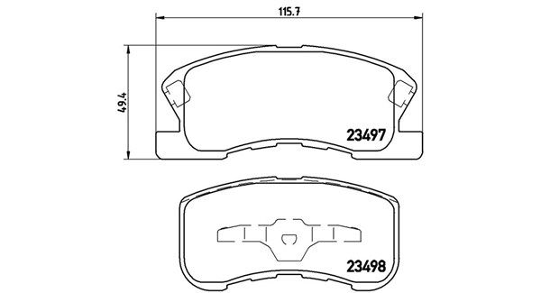 MAGNETI MARELLI Piduriklotsi komplekt,ketaspidur 363700416008